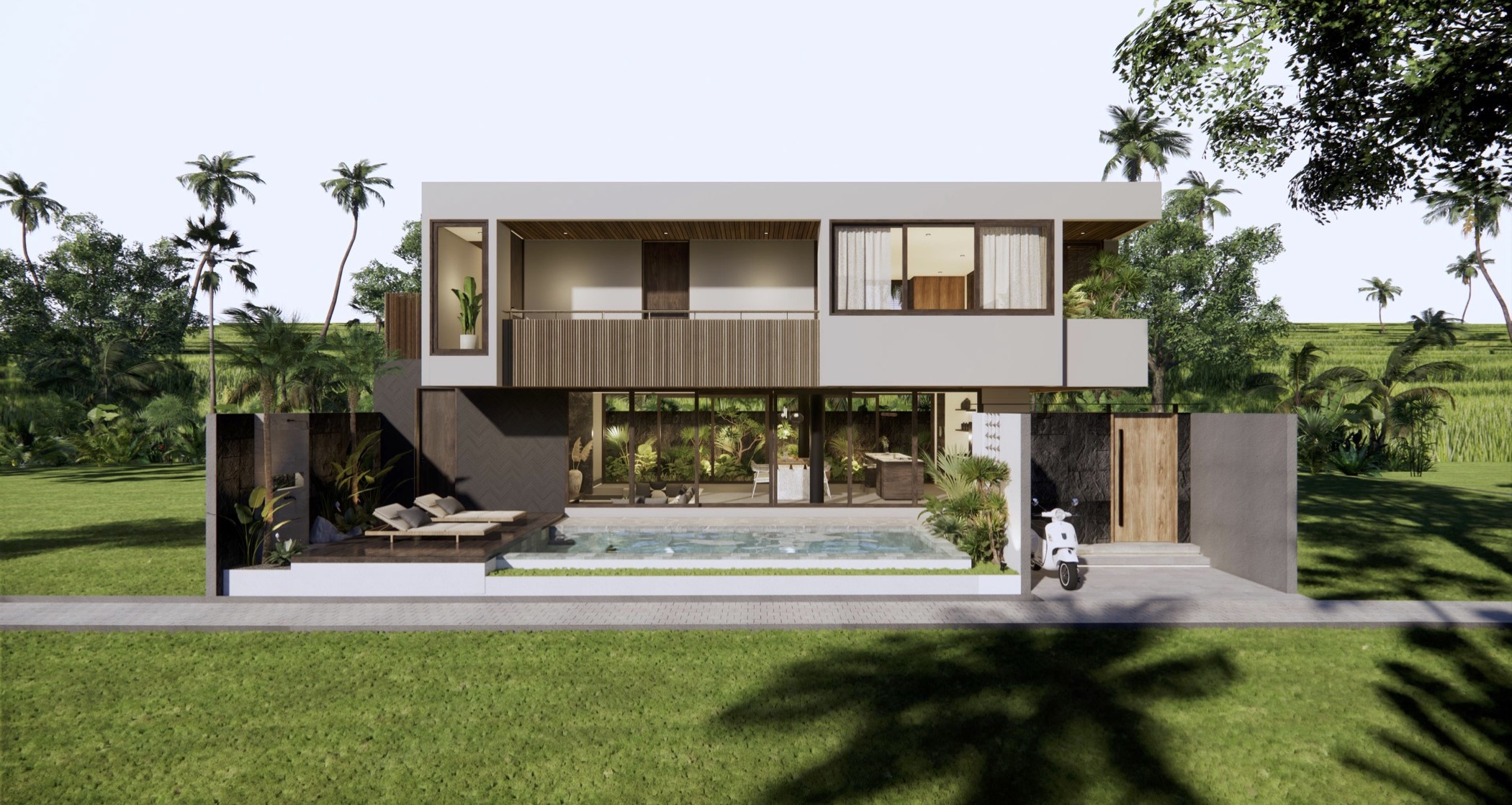 OFFPLAN 2 BEDROOM VILLA FOR SALE LEASEHOLD IN KEDUNGU BE-1344 